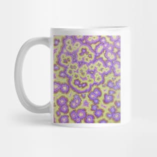 Zen Doodles in Purples and Yellows Mug